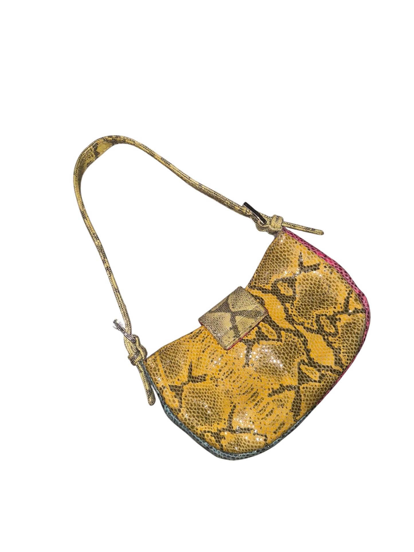 Park Avenue International Mini Shoulder Bag Purse Multicolour Snake Print