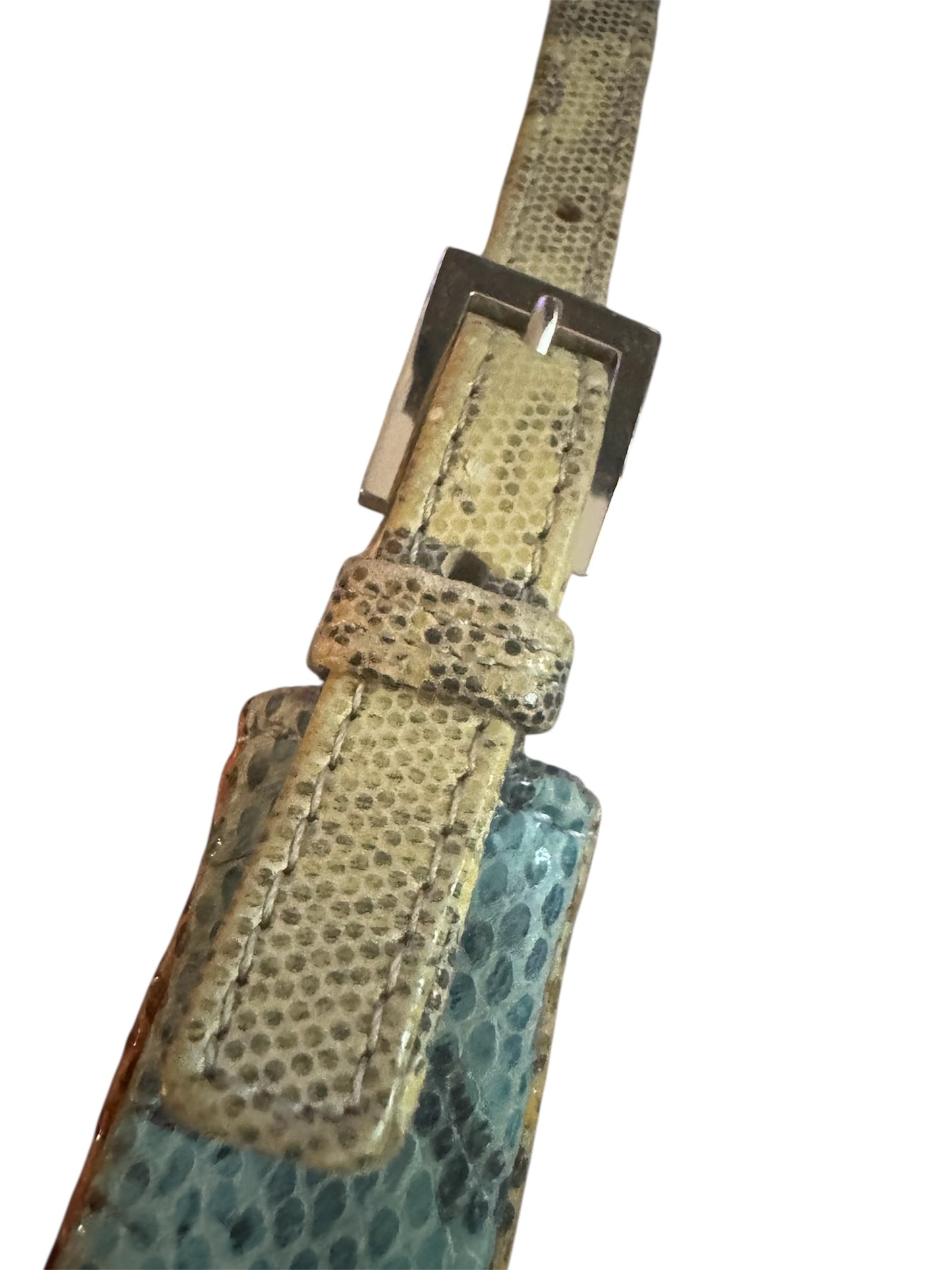 Park Avenue International Mini Shoulder Bag Purse Multicolour Snake Print