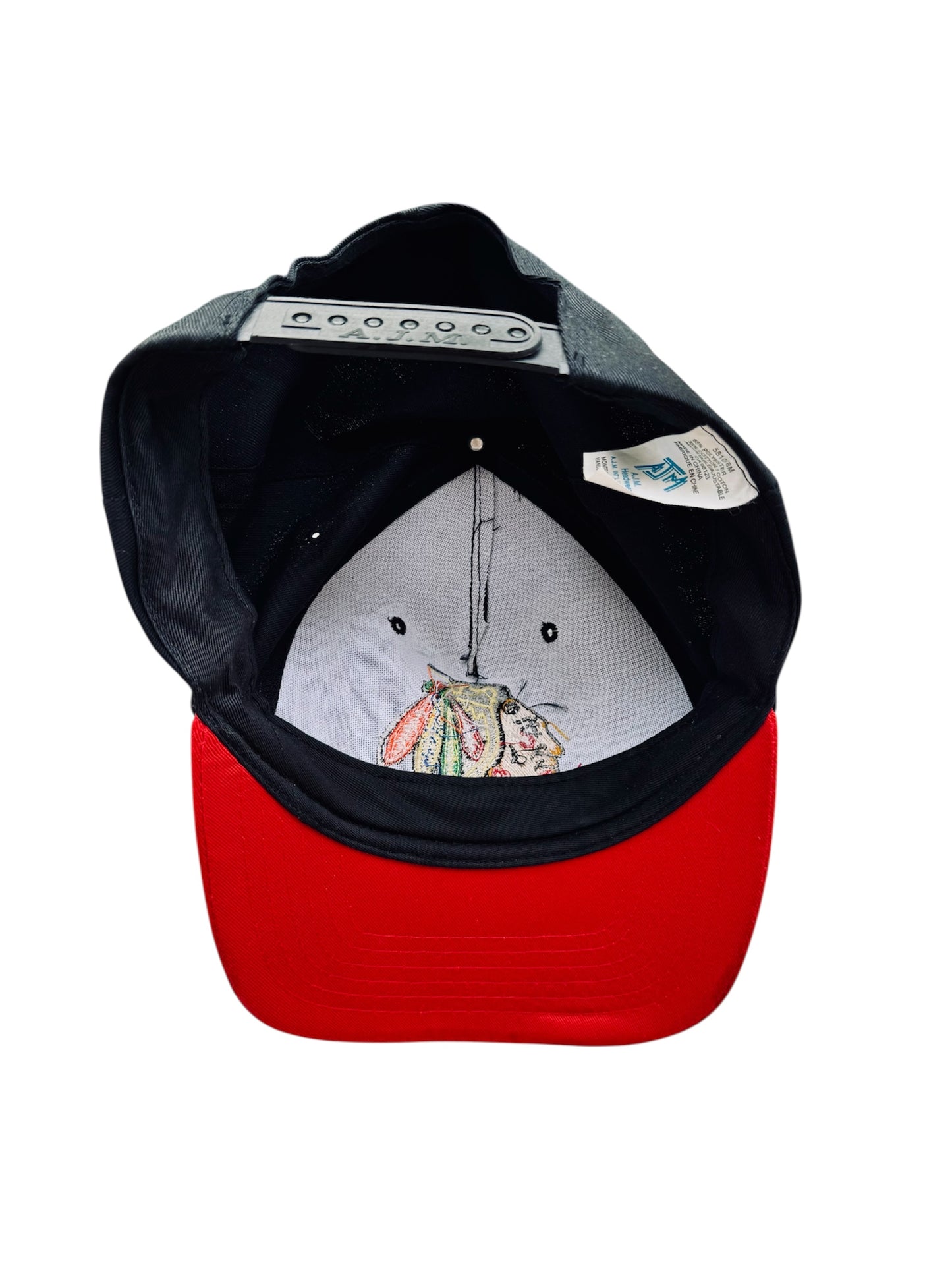 VTG '90s A.J.M. Chicago Blackhawks NHL Snapback Hat Cap