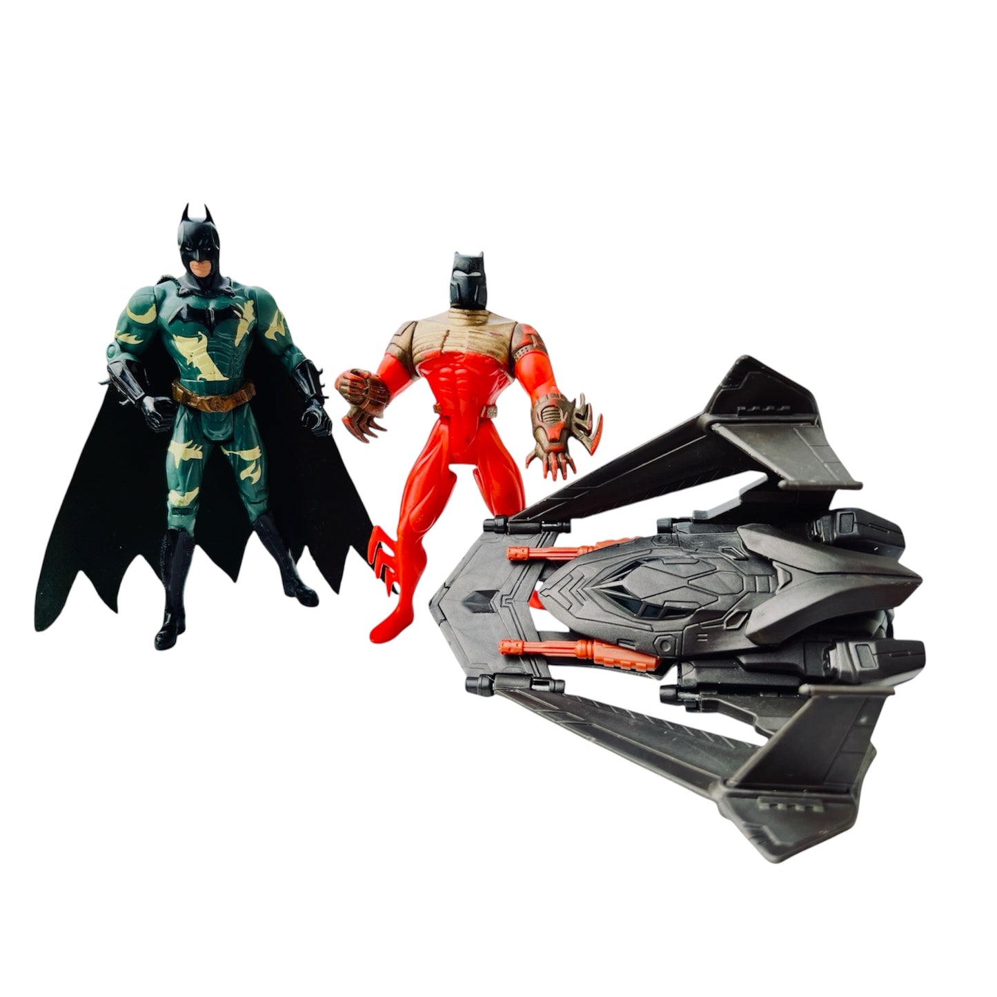 DC Batman v Superman Batwing + '94 Knightquest & '08 Dark Knight Figures Bundle