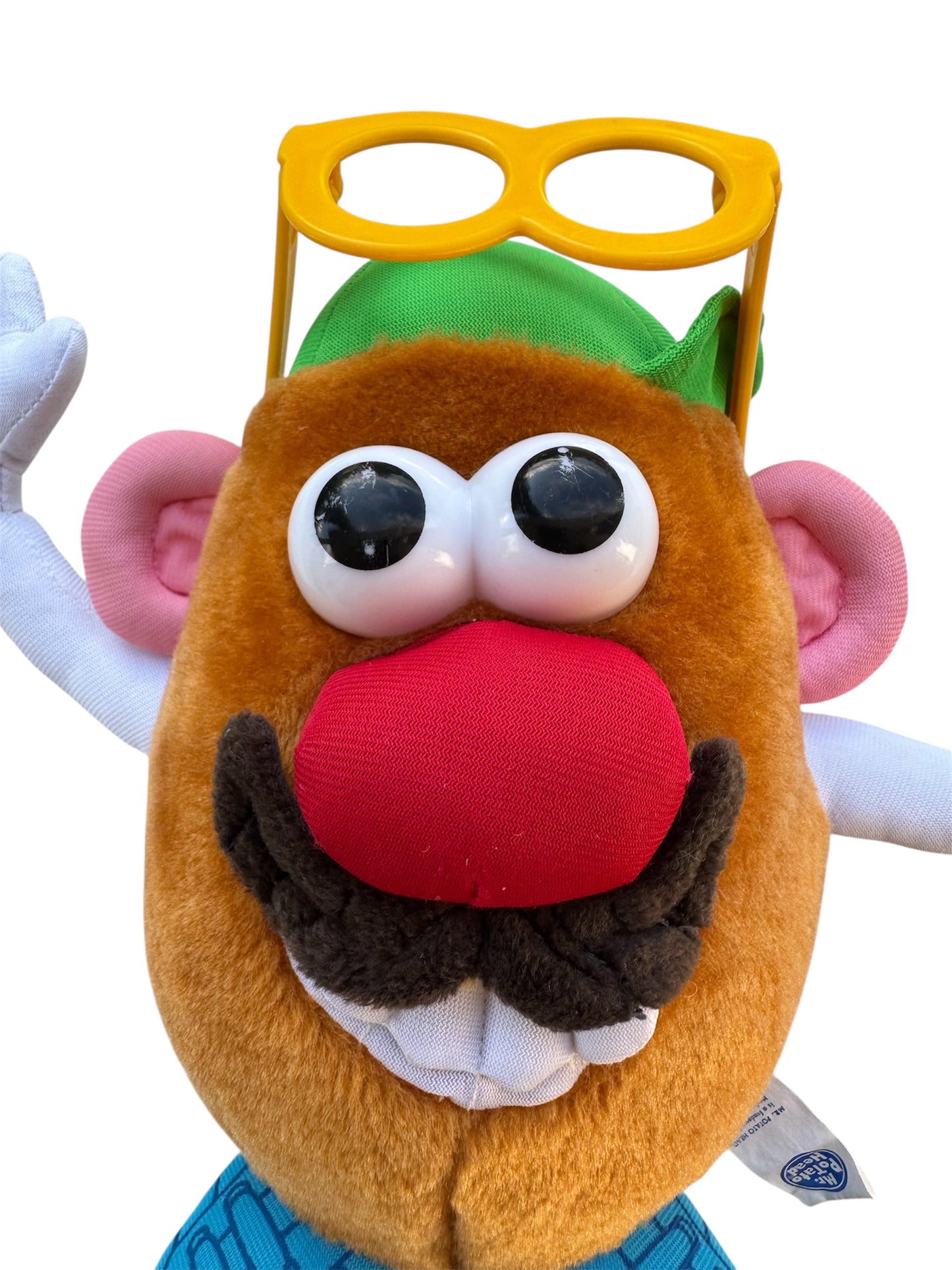 VTG 1998 Nanco Hasbro Mr. Potato Head Plush Toy With Glasses