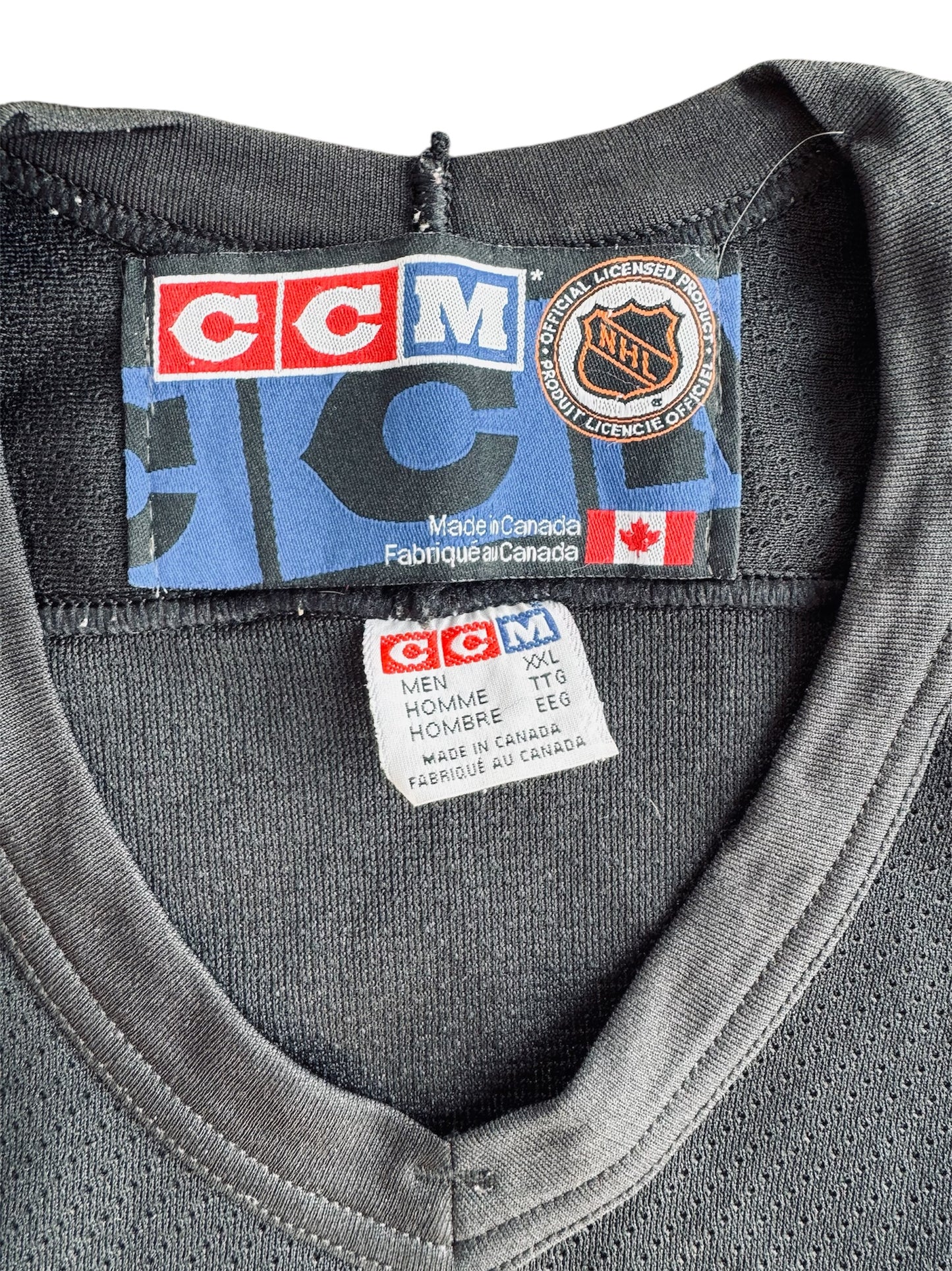 Vintage New Jersey Devils CCM NHL Center Ice Practice Jersey – XXL