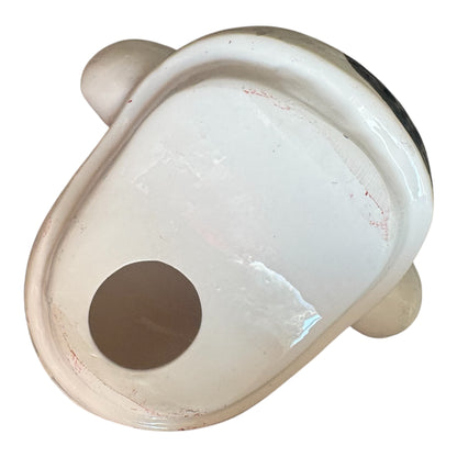 VTG Black & White Cow Ceramic Cookie Jar