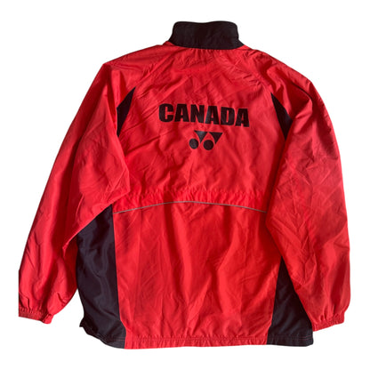 Yonek Badminton Windbreaker Lightweight Jacket Team Canada Size: L