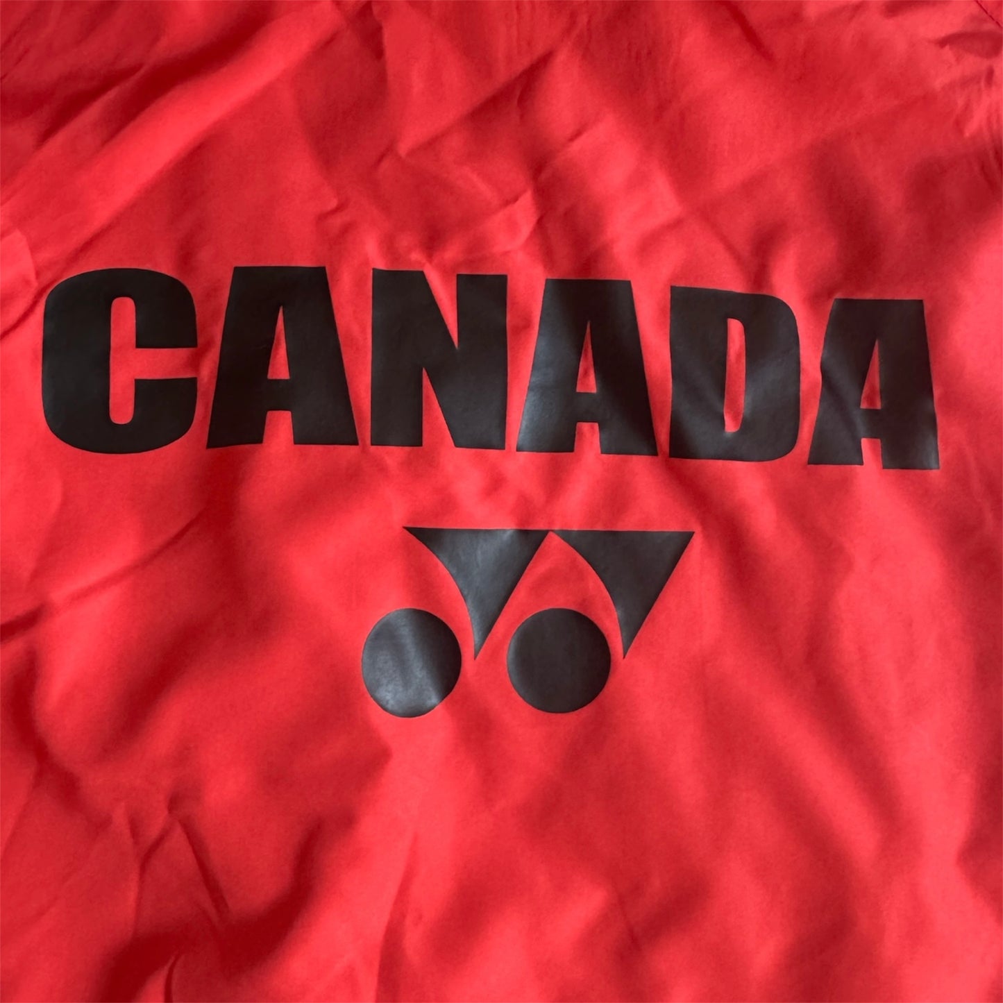 Yonek Badminton Windbreaker Lightweight Jacket Team Canada Size: L