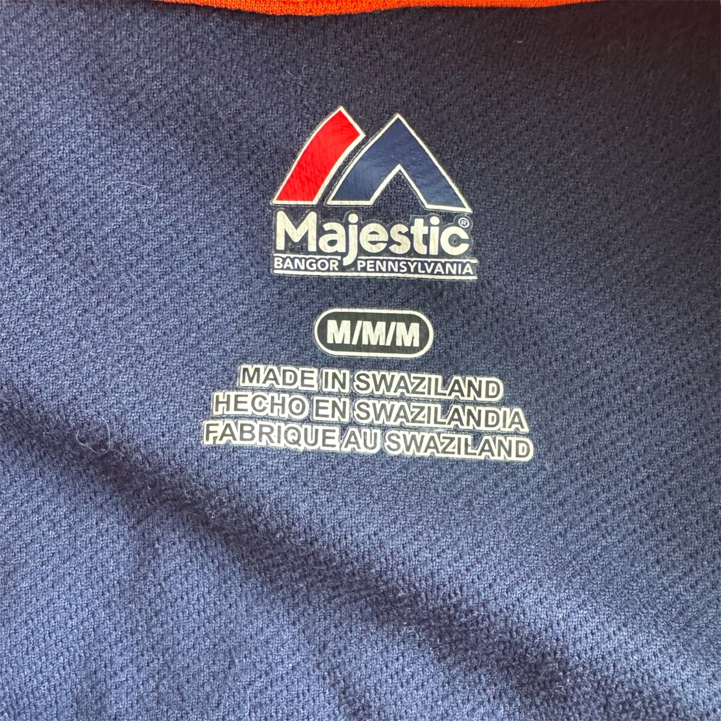 Chicago Bears Majestic NFL 1/4 Zip Lightweight Pullover Size: M