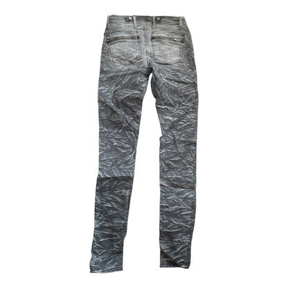 Rock & Republic Rowdy B#@!H Low Rise Skinny Gray Women's Jeans Size: 26