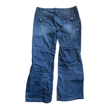 Y2K miss miss By Valentina Blue Wide Leg Jeans Size: M (10)