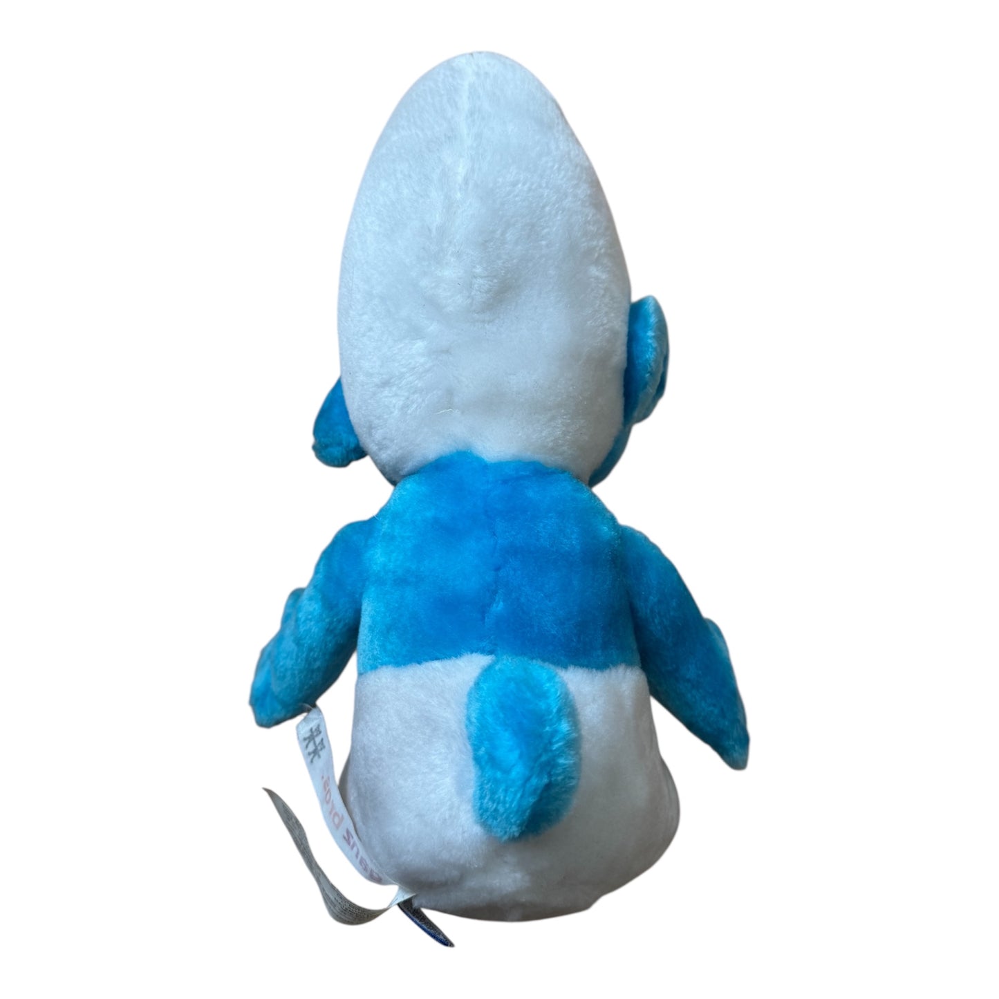 VTG 1979/81 The Smurfs Seated Smurf & Papa Smurf Bean Bag Plush Toy Bundle