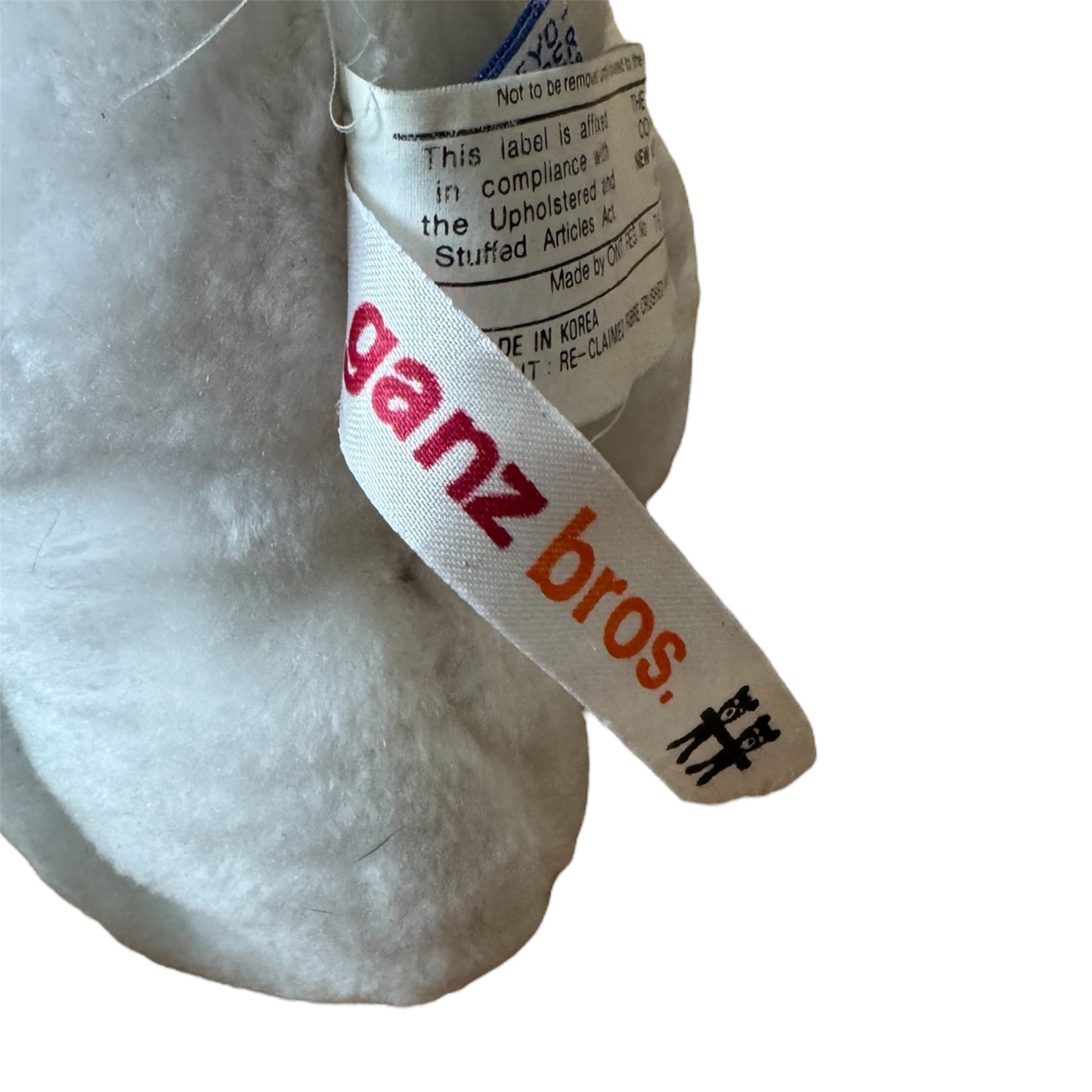 VTG 1979/81 The Smurfs Seated Smurf & Papa Smurf Bean Bag Plush Toy Bundle