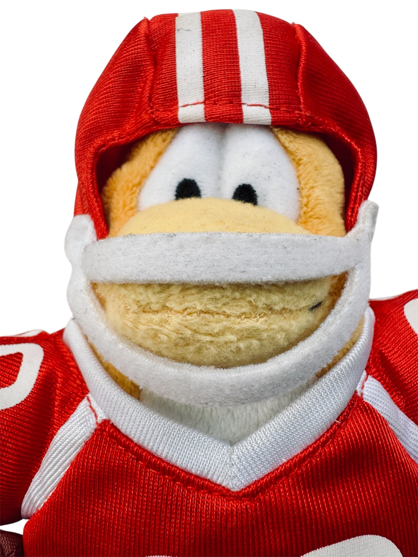 Disney Club Penguin Blue Soccer (F) S8 & Red Football S9 Players Plush Bundle