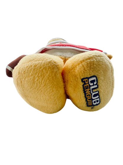 Disney Club Penguin Blue Soccer (F) S8 & Red Football S9 Players Plush Bundle