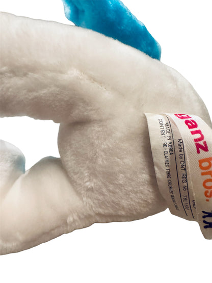 VTG 1979/81 The Smurfs Seated Smurf & Papa Smurf Bean Bag Plush Toy Bundle