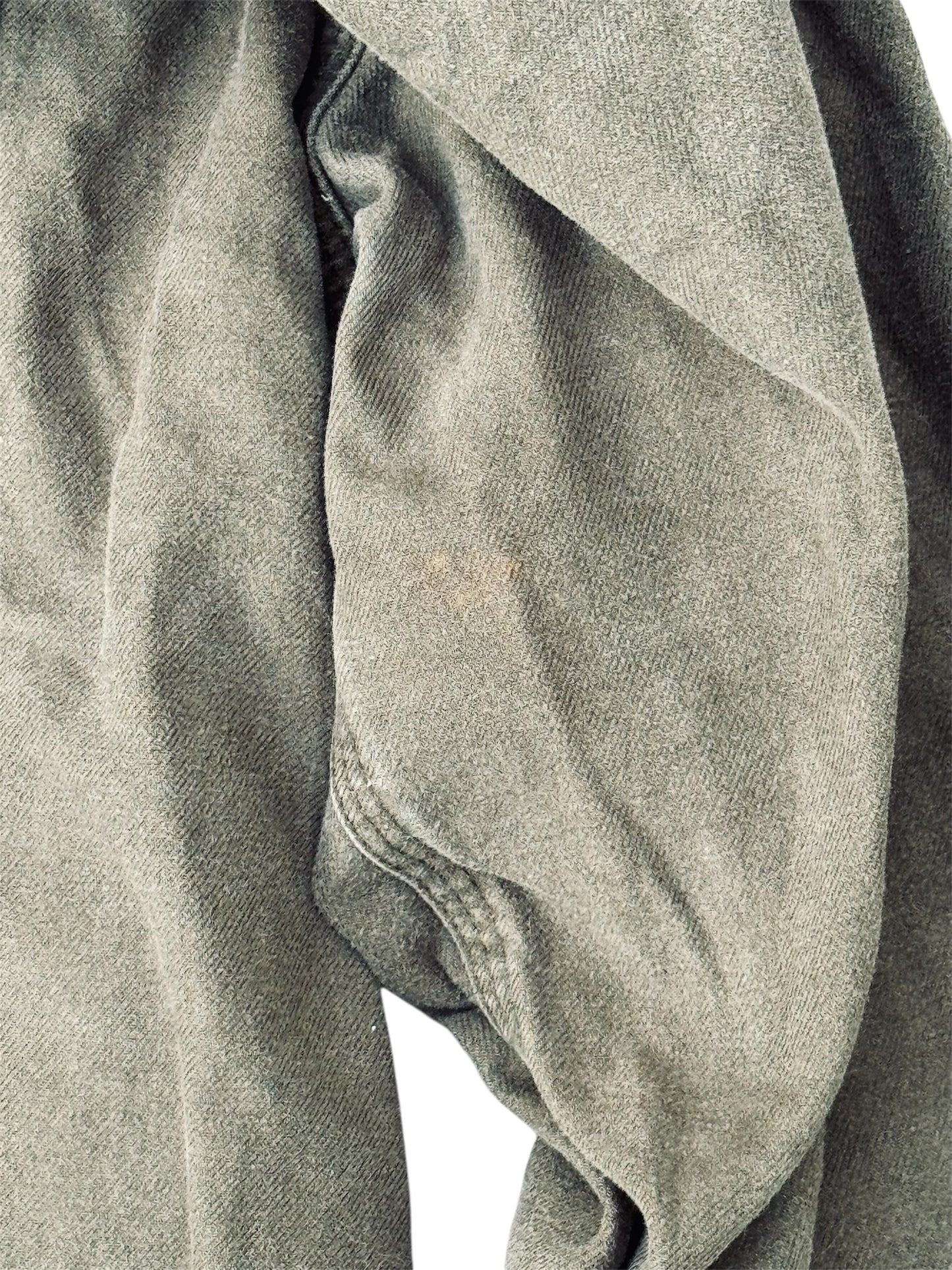 Carhartt Casual Button-Up Shirt Olive Heavyweight Long Sleeve Size: L