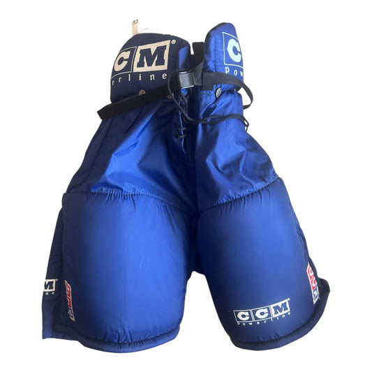CCM Powerline MHP120P Senior Hockey Pants – Blue, Size S (30-32)
