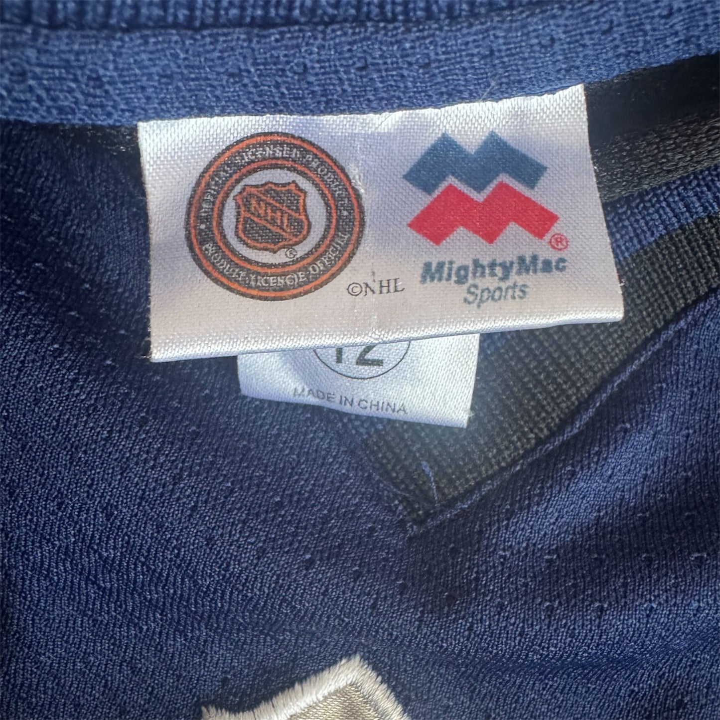 Vintage Toronto Maple Leafs Mighty Mac NHL Baby Hockey Jersey – Size 12