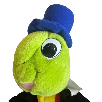 VTG 1992 Disney Jiminy Cricket Official Conscience Stuffed Animal Toy 15"