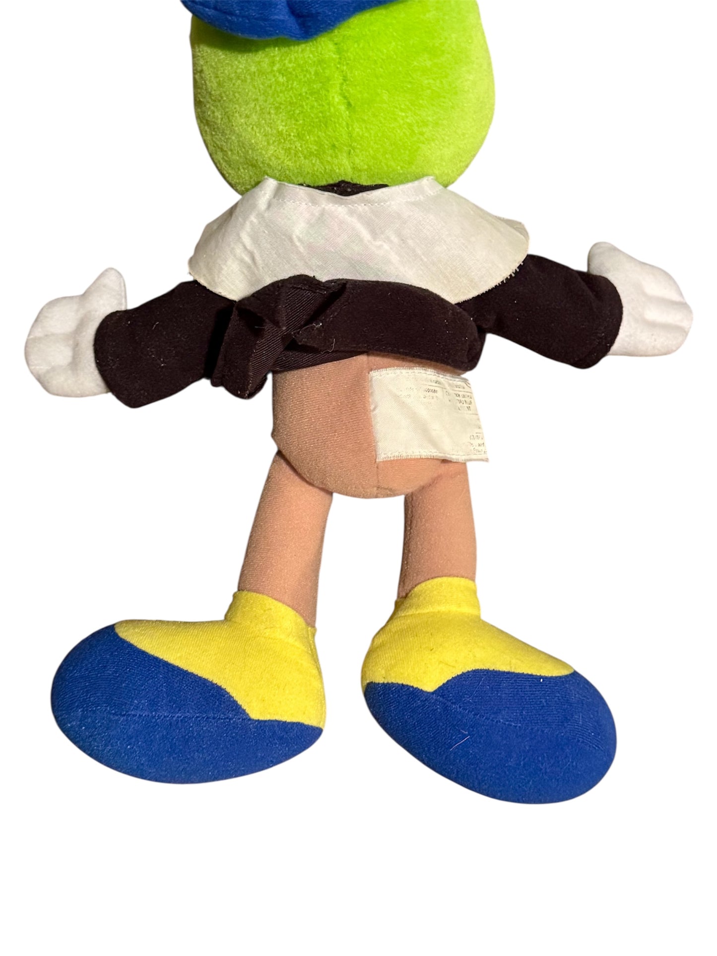 VTG 1992 Disney Jiminy Cricket Official Conscience Stuffed Animal Toy 15"