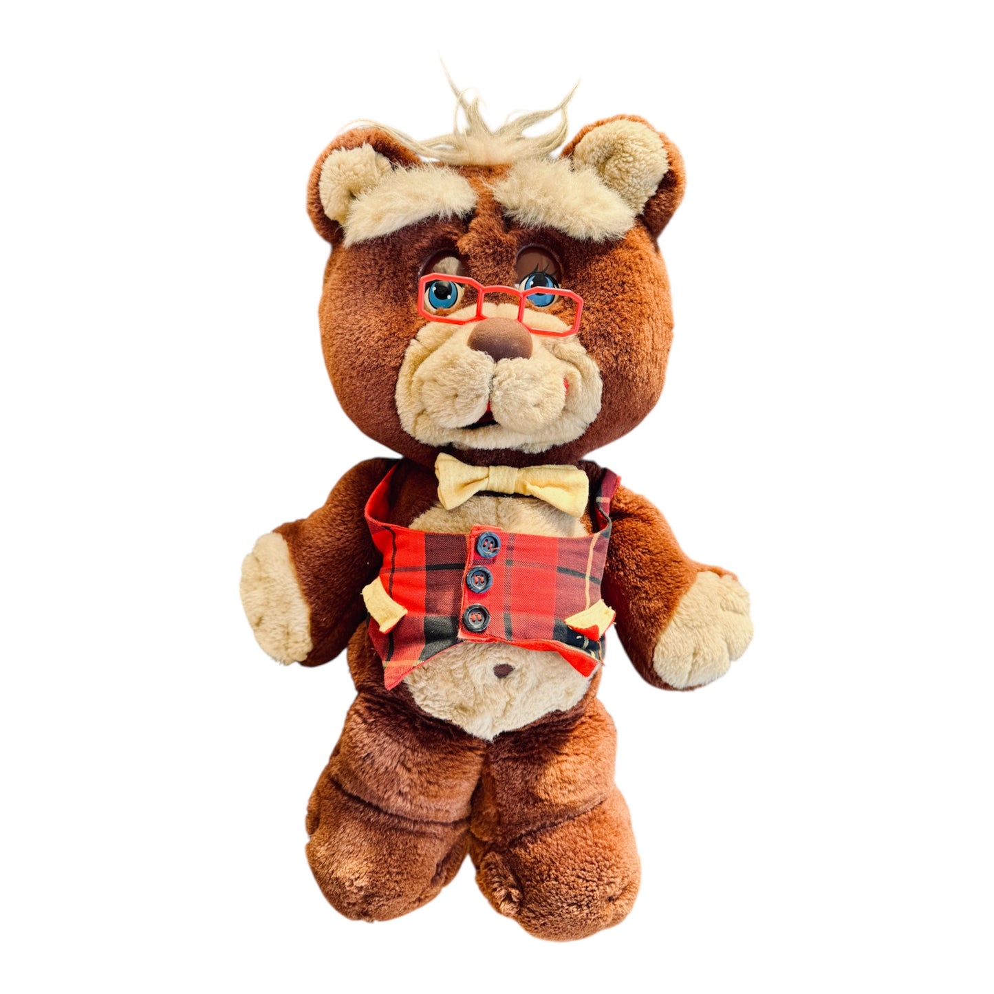 VTG 1985 Lewis Galoob Talking Smarty Bear - The Lovable Answer Bear Plush