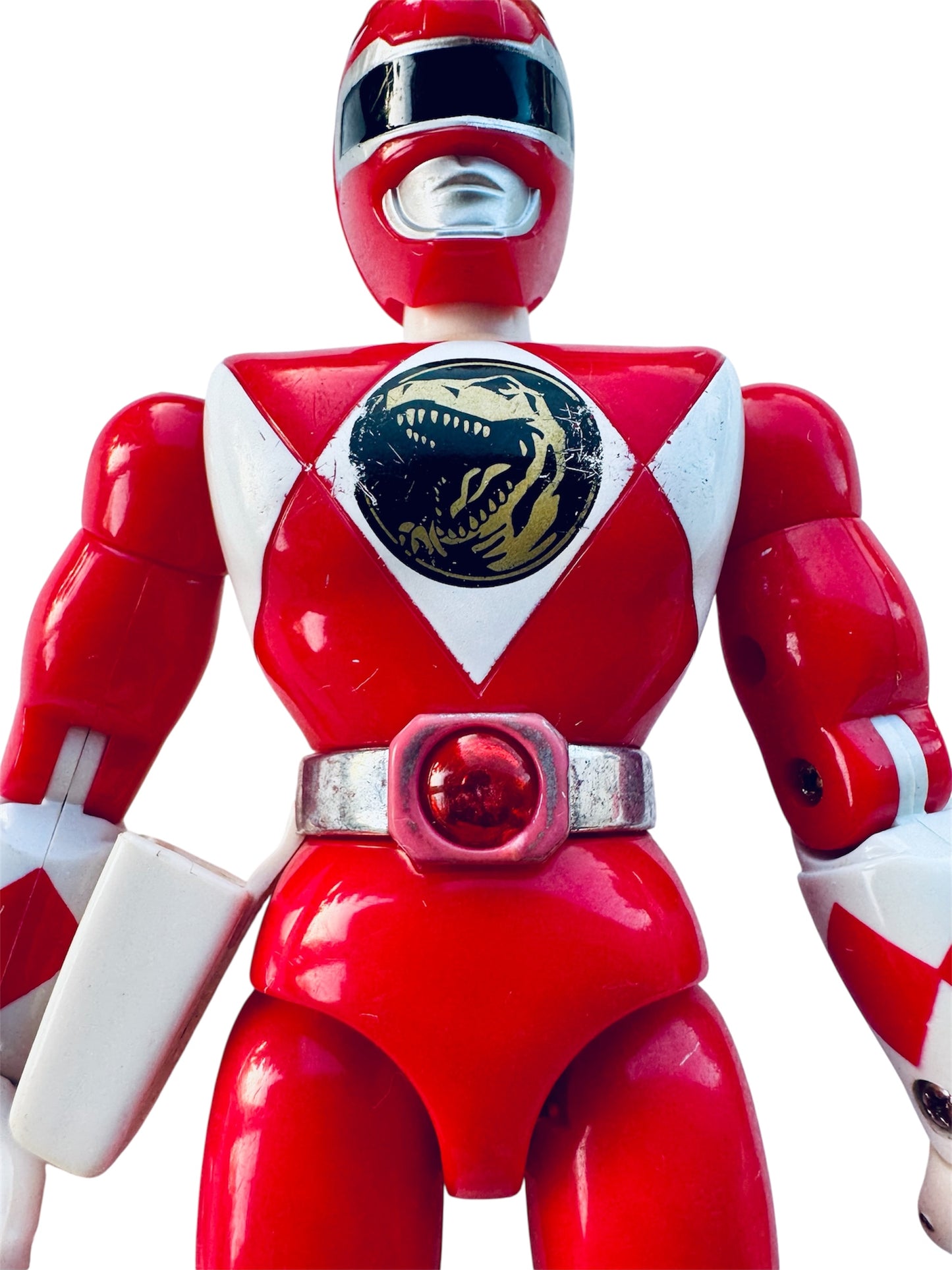VTG 1994 Bandai Power Rangers Red Ranger Karate Kick Action Figure 8”