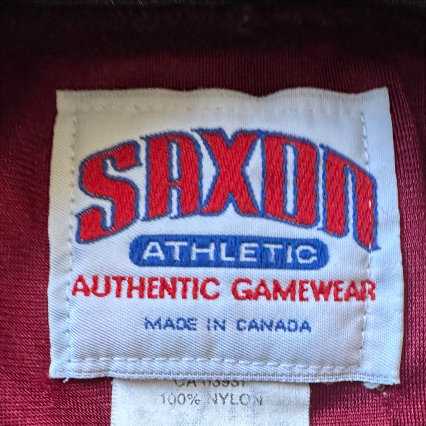 VTG ‘80s Concordia Stingers Saxon Athletic ConU Football Jersey #41 Size: L