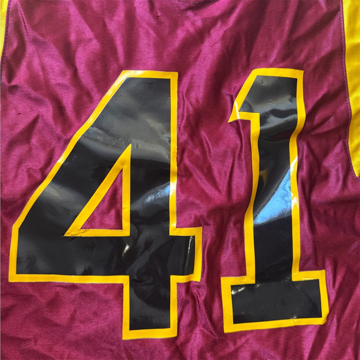 VTG ‘80s Concordia Stingers Saxon Athletic ConU Football Jersey #41 Size: L