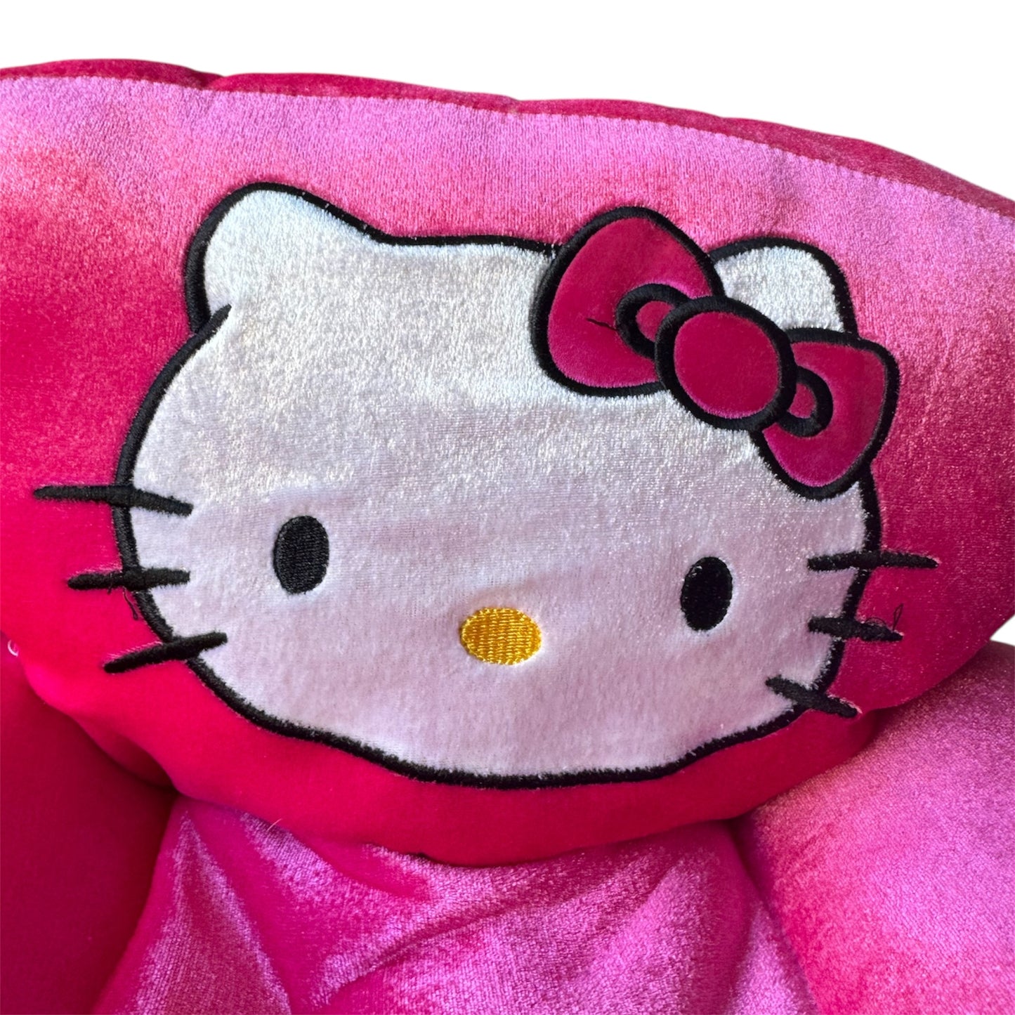 VTG Build-A-Bear Hello Kitty Sanrio Pink Velour Sofa Seat Doll Furniture Plush