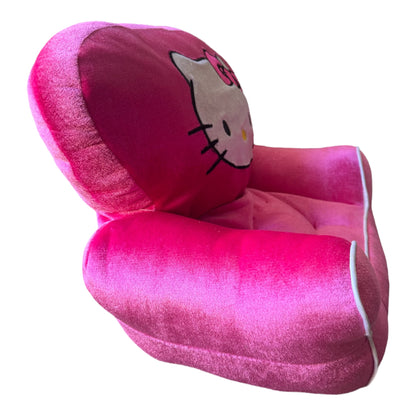 VTG Build-A-Bear Hello Kitty Sanrio Pink Velour Sofa Seat Doll Furniture Plush