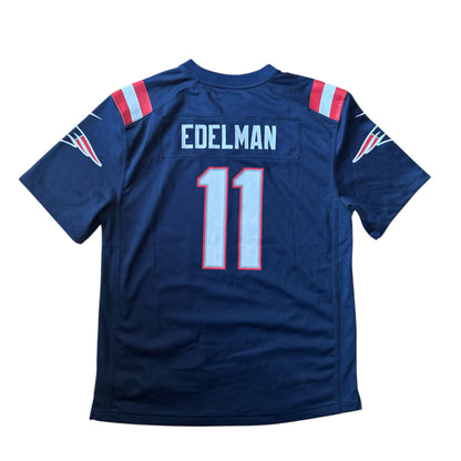 New England Patriots Nike On Field NFL Julian Edleman #11 Football Youth Jersey Size: XL (18/20)