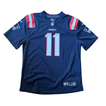 New England Patriots Nike On Field NFL Julian Edleman #11 Football Youth Jersey Size: XL (18/20)