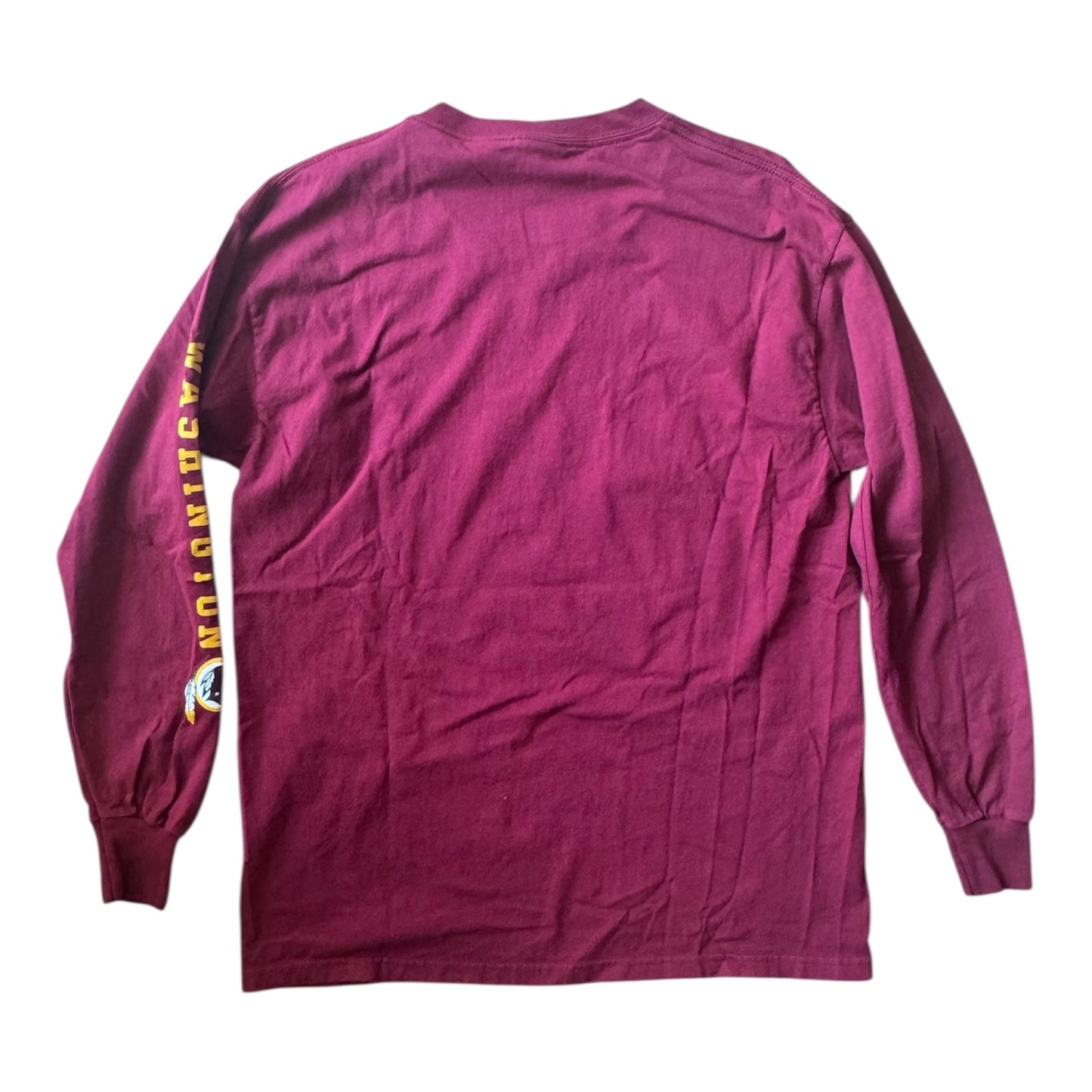 VTG '90s Washington Redskins NFL Burgundy Long Sleeve T-Shirt Size: L