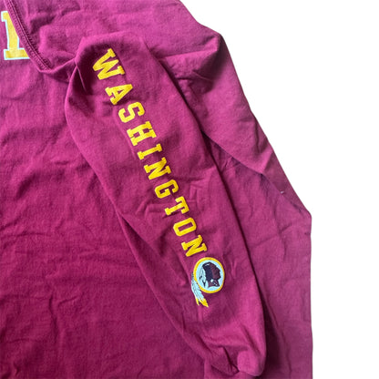 VTG '90s Washington Redskins NFL Burgundy Long Sleeve T-Shirt Size: L