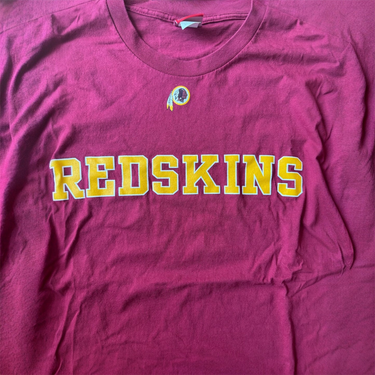 VTG '90s Washington Redskins NFL Burgundy Long Sleeve T-Shirt Size: L