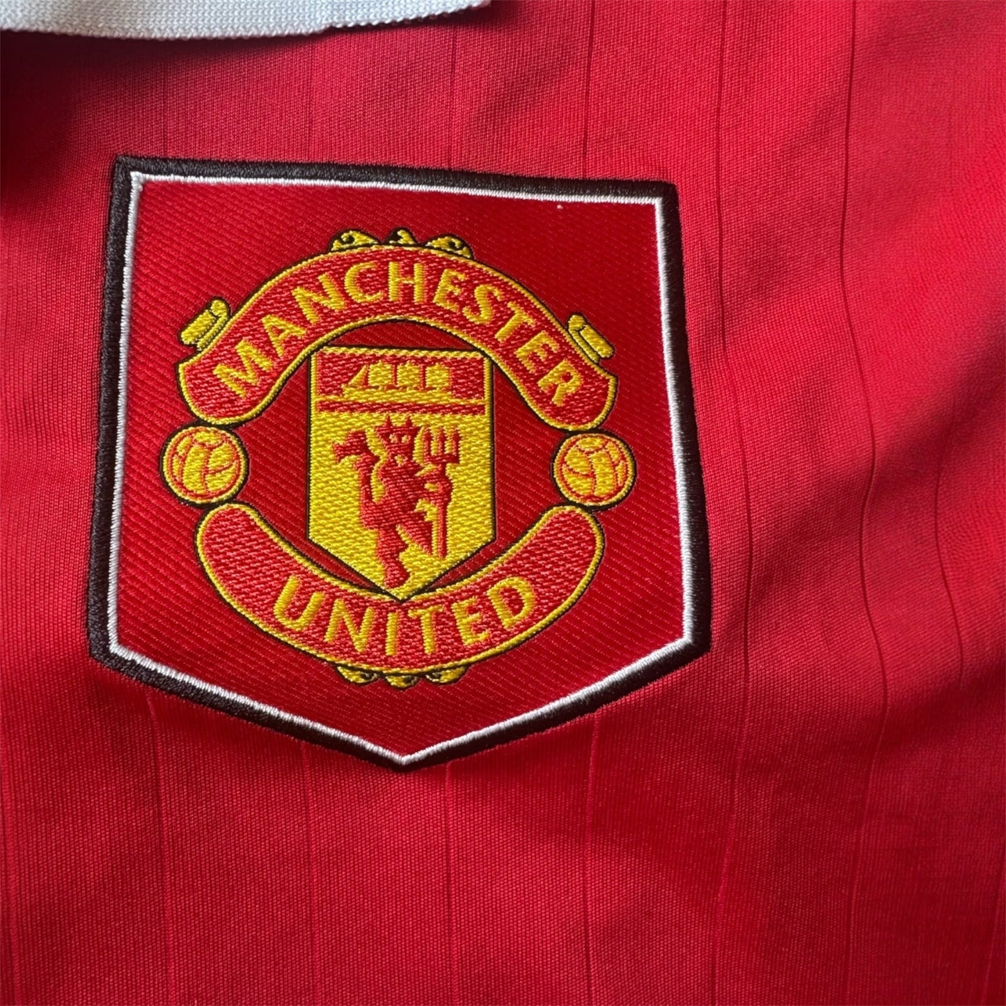 2022-23 Manchester United Jadon Sancho #25 Adidas Home Football Jersey Size: L