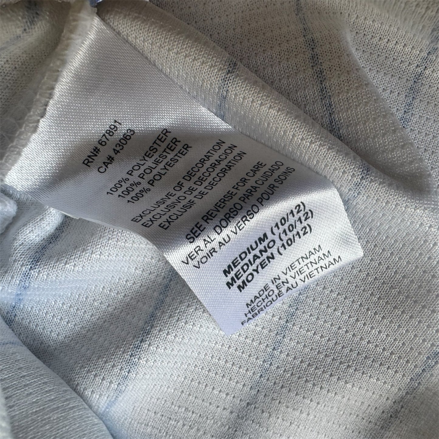 Chicago Cubs Majestic Kris Bryant #17 Pinstripe Youth Jersey Size: M (10/12)