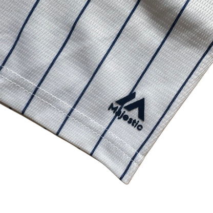 Chicago Cubs Majestic Kris Bryant #17 Pinstripe Youth Jersey Size: M (10/12)