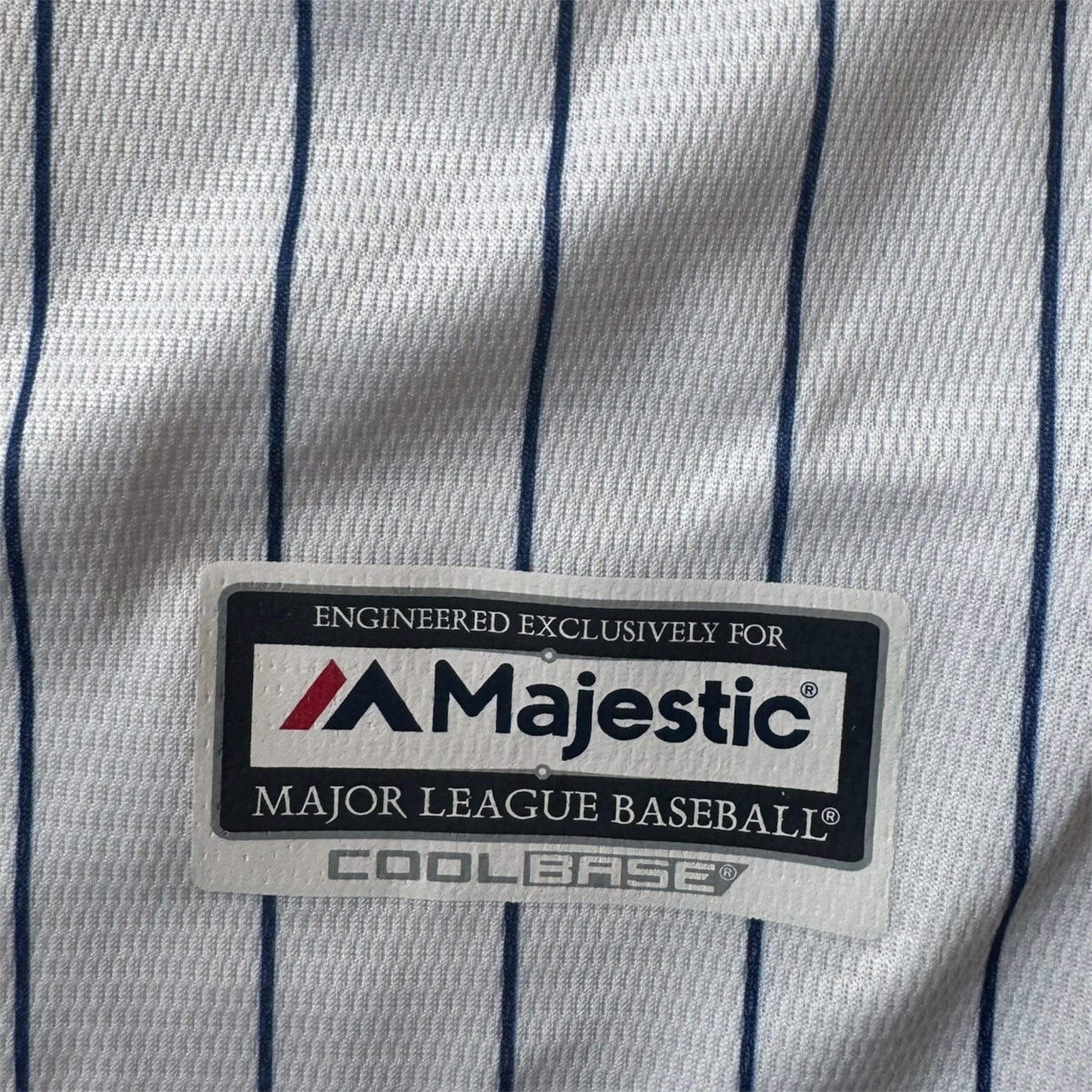 Chicago Cubs Majestic Kris Bryant #17 Pinstripe Youth Jersey Size: M (10/12)
