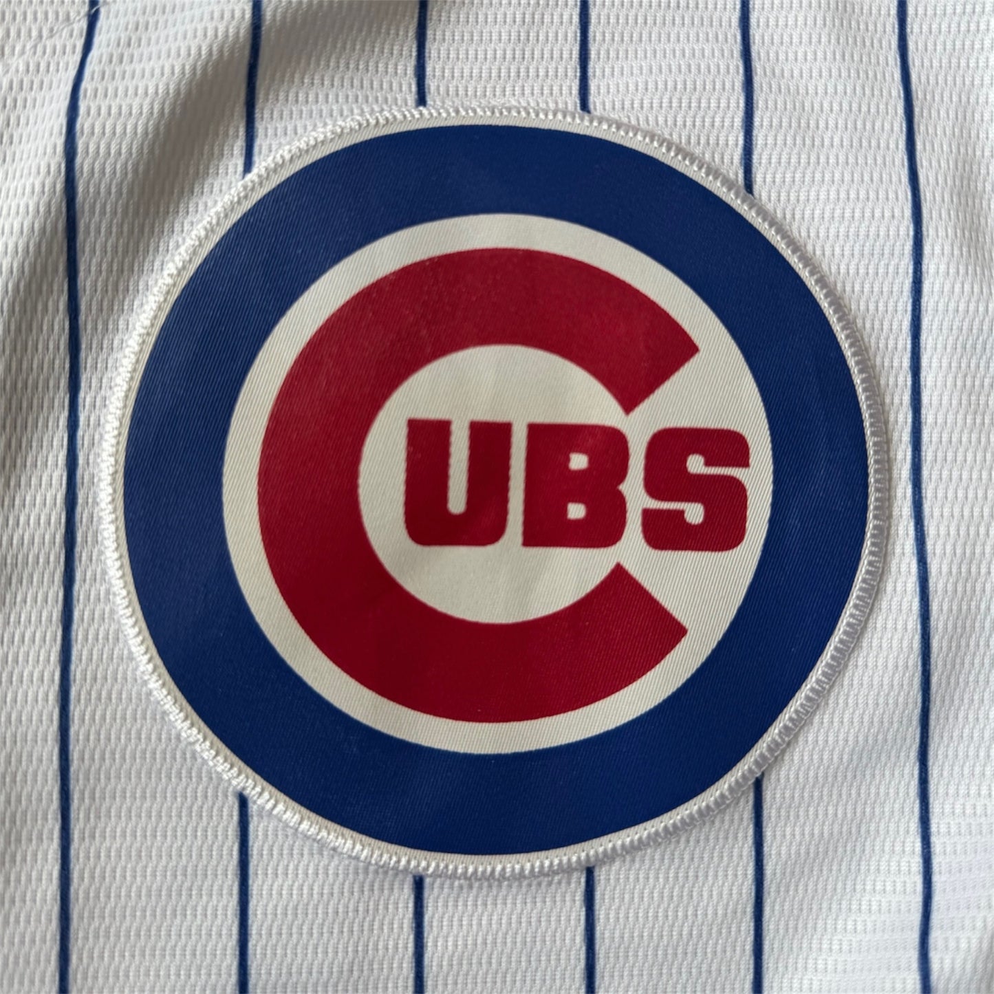 Chicago Cubs Majestic Kris Bryant #17 Pinstripe Youth Jersey Size: M (10/12)