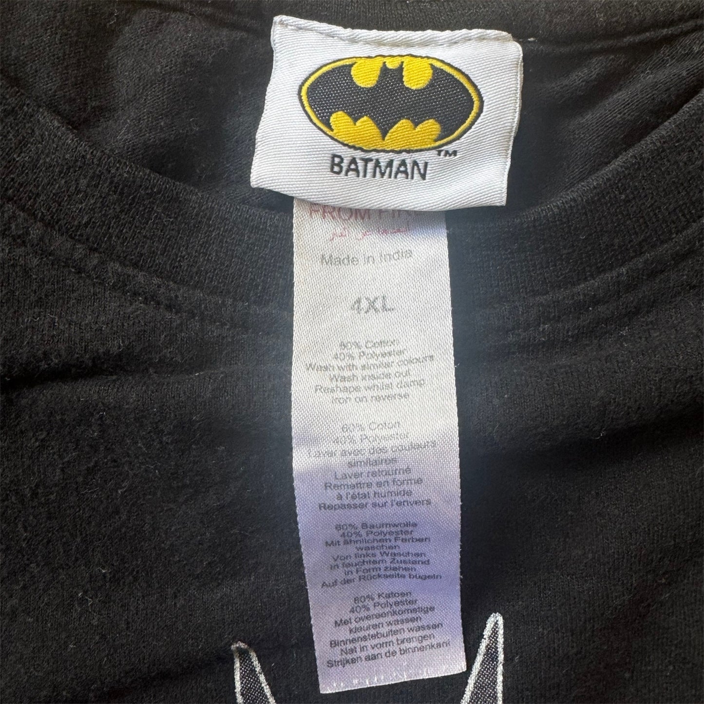 Batman The Joker DC Comics Graphic Black T-Shirt Size: 4XL