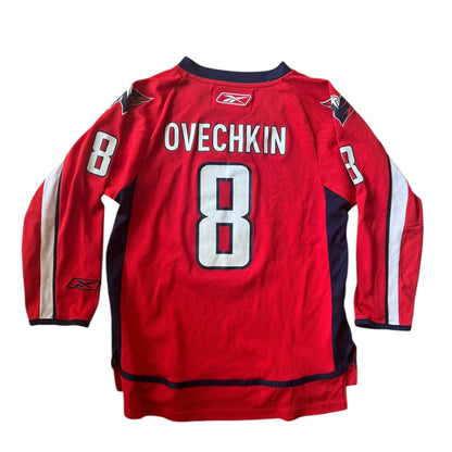 Washington Capitals NHL Alex Ovechkin #8 Reebok Hockey Jersey Youth Size: L/XL