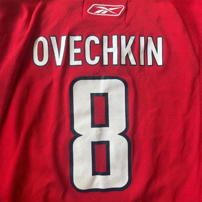 Washington Capitals NHL Alex Ovechkin #8 Reebok Hockey Jersey Youth Size: L/XL
