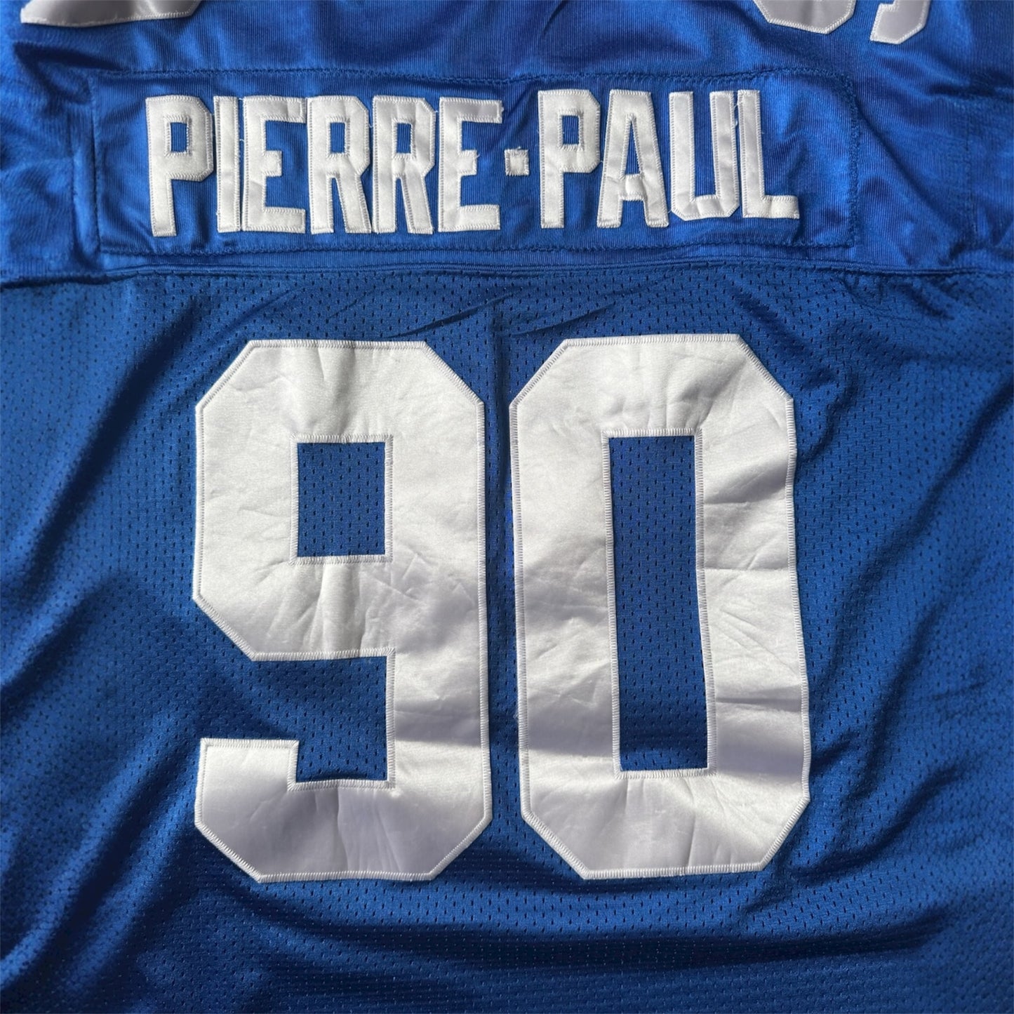 NY Giants Jason Pierre-Paul #90 NFL On Field Reebok Stitched Jersey Size: 52