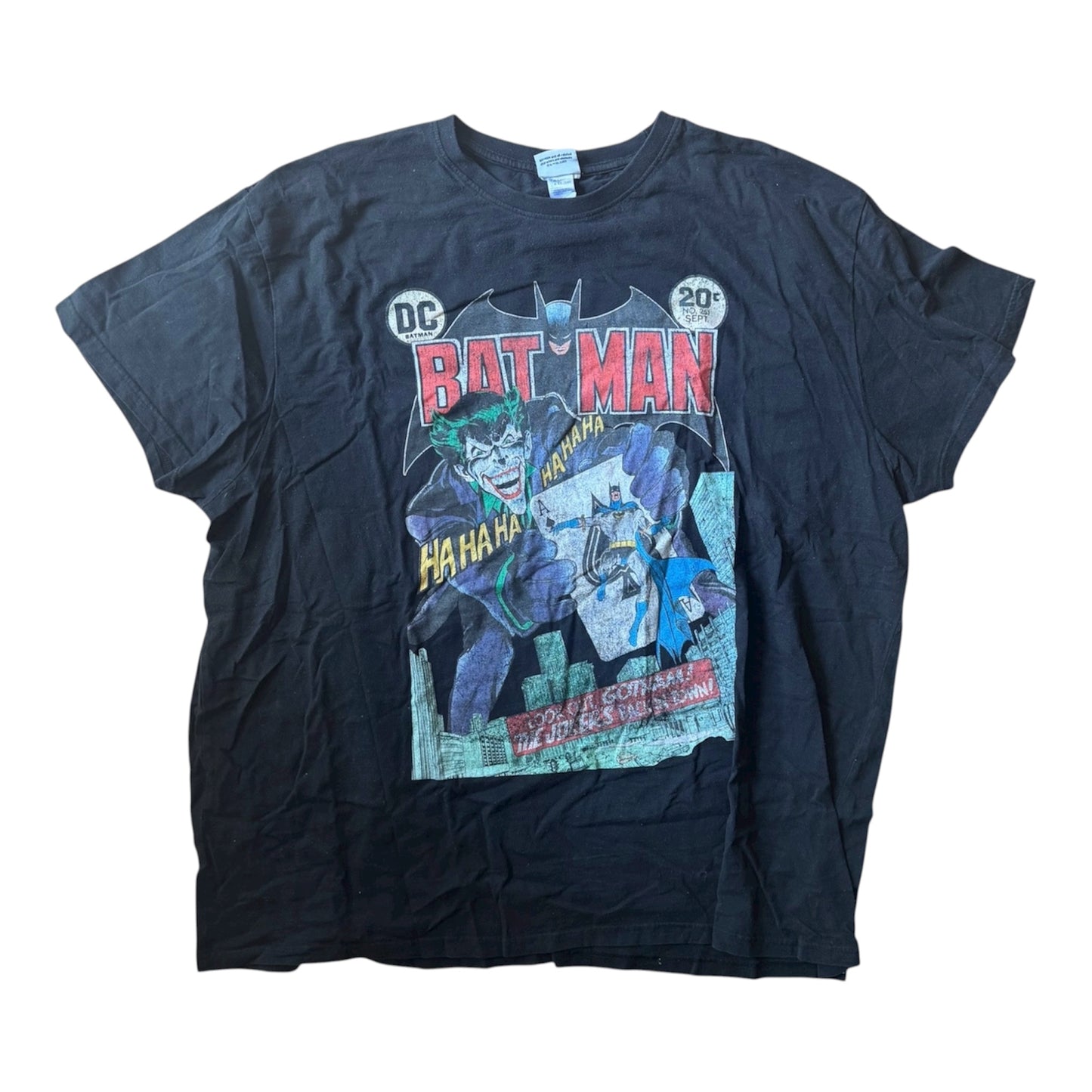Batman The Joker DC Comics Graphic Black T-Shirt Size: 4XL