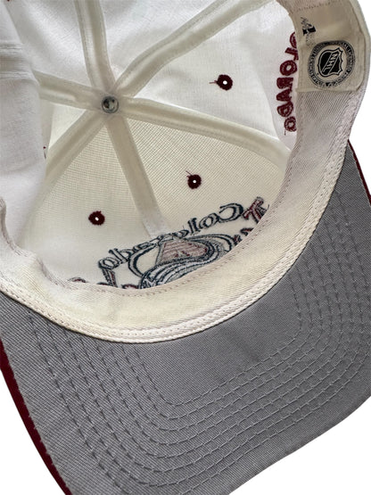 VTG ‘90s Colorado Avalanche NHL #1 Apparel Snapback Hat Cap