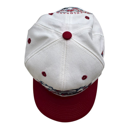 VTG ‘90s Colorado Avalanche NHL #1 Apparel Snapback Hat Cap