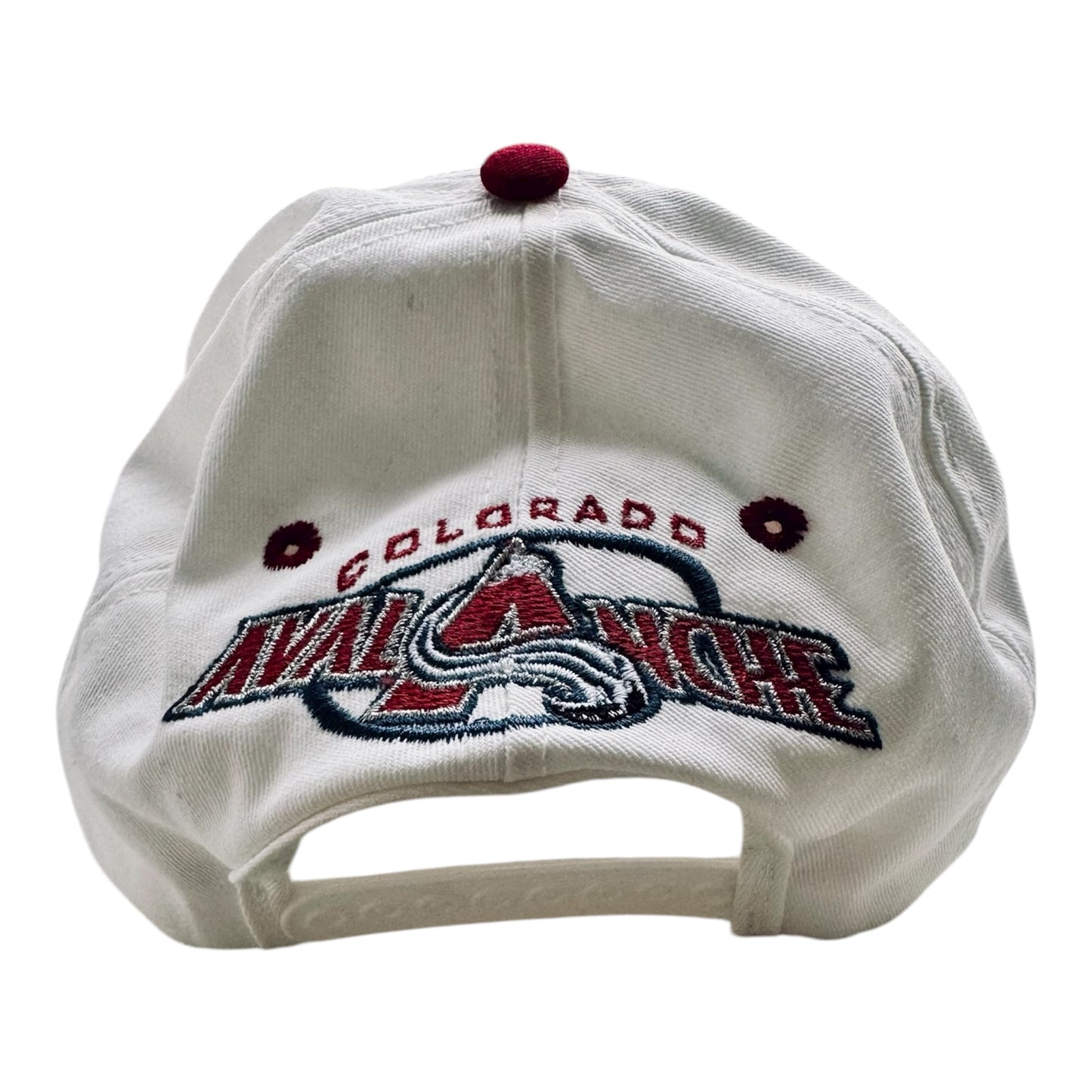 VTG ‘90s Colorado Avalanche NHL #1 Apparel Snapback Hat Cap