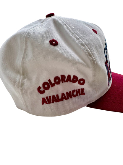 VTG ‘90s Colorado Avalanche NHL #1 Apparel Snapback Hat Cap