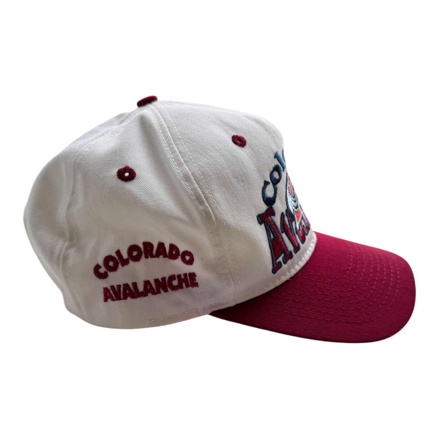 VTG ‘90s Colorado Avalanche NHL #1 Apparel Snapback Hat Cap
