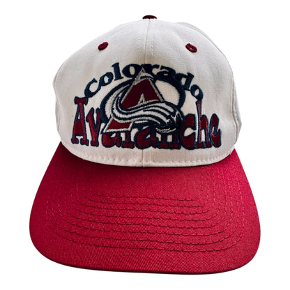VTG ‘90s Colorado Avalanche NHL #1 Apparel Snapback Hat Cap