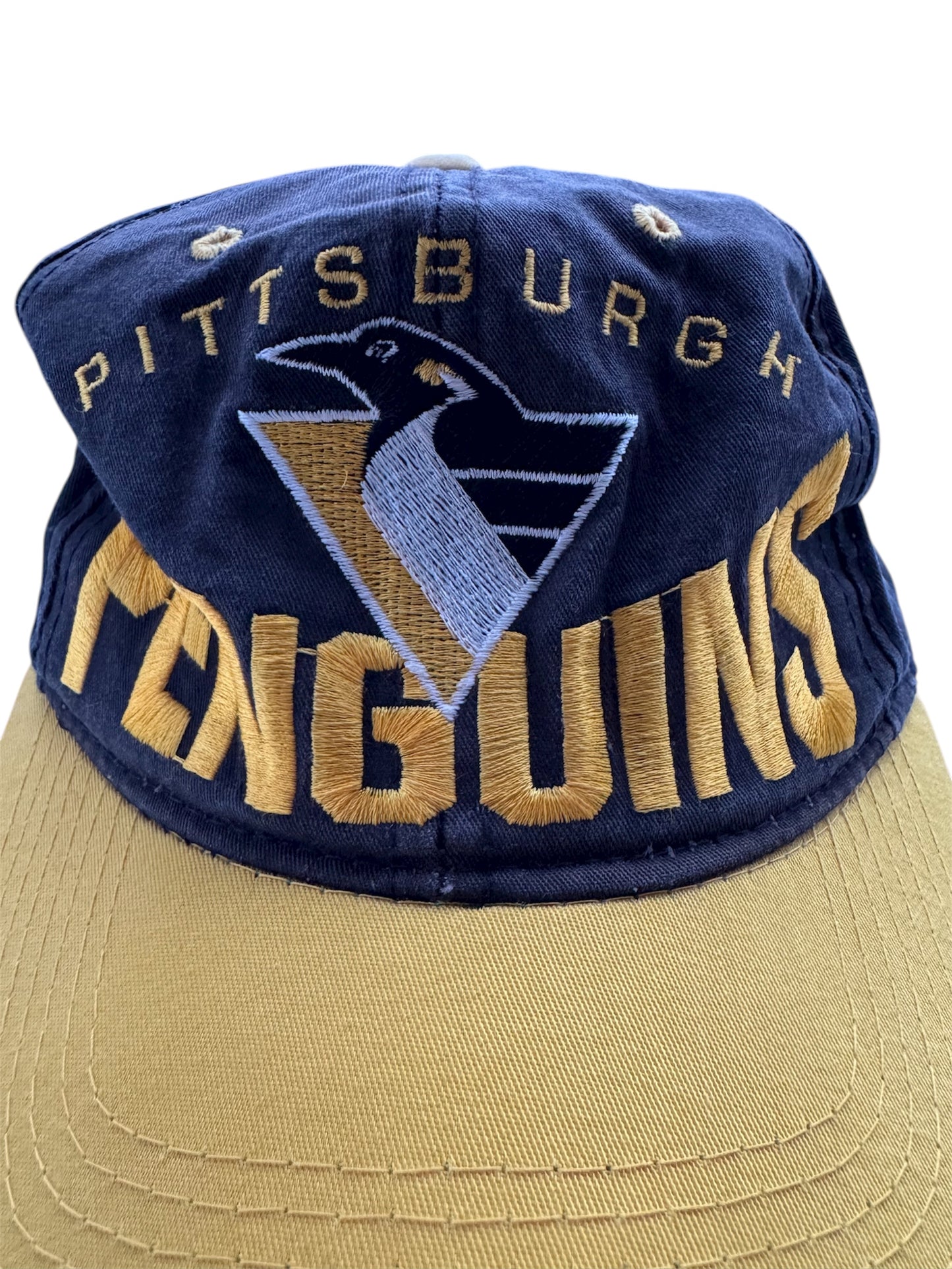 VTG ‘90s Pittsburgh Penguins NHL Snapback Hat Cap